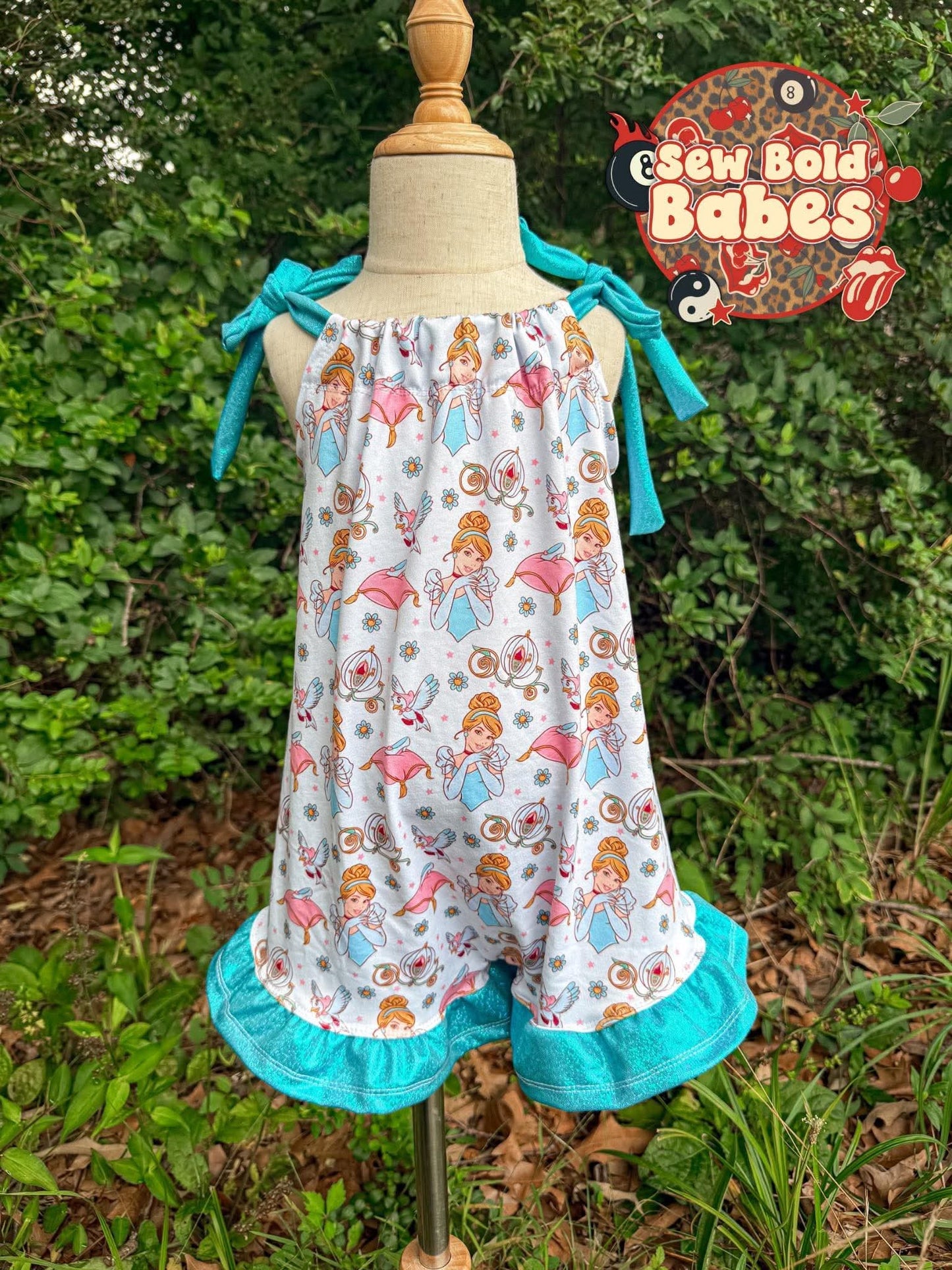 Cinderella Rose Romper