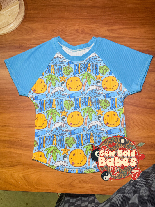 Waves Raglan