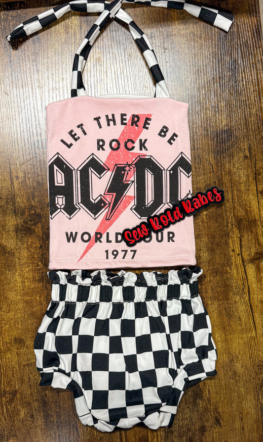 3T AC/DC Tube w straps & bloomers