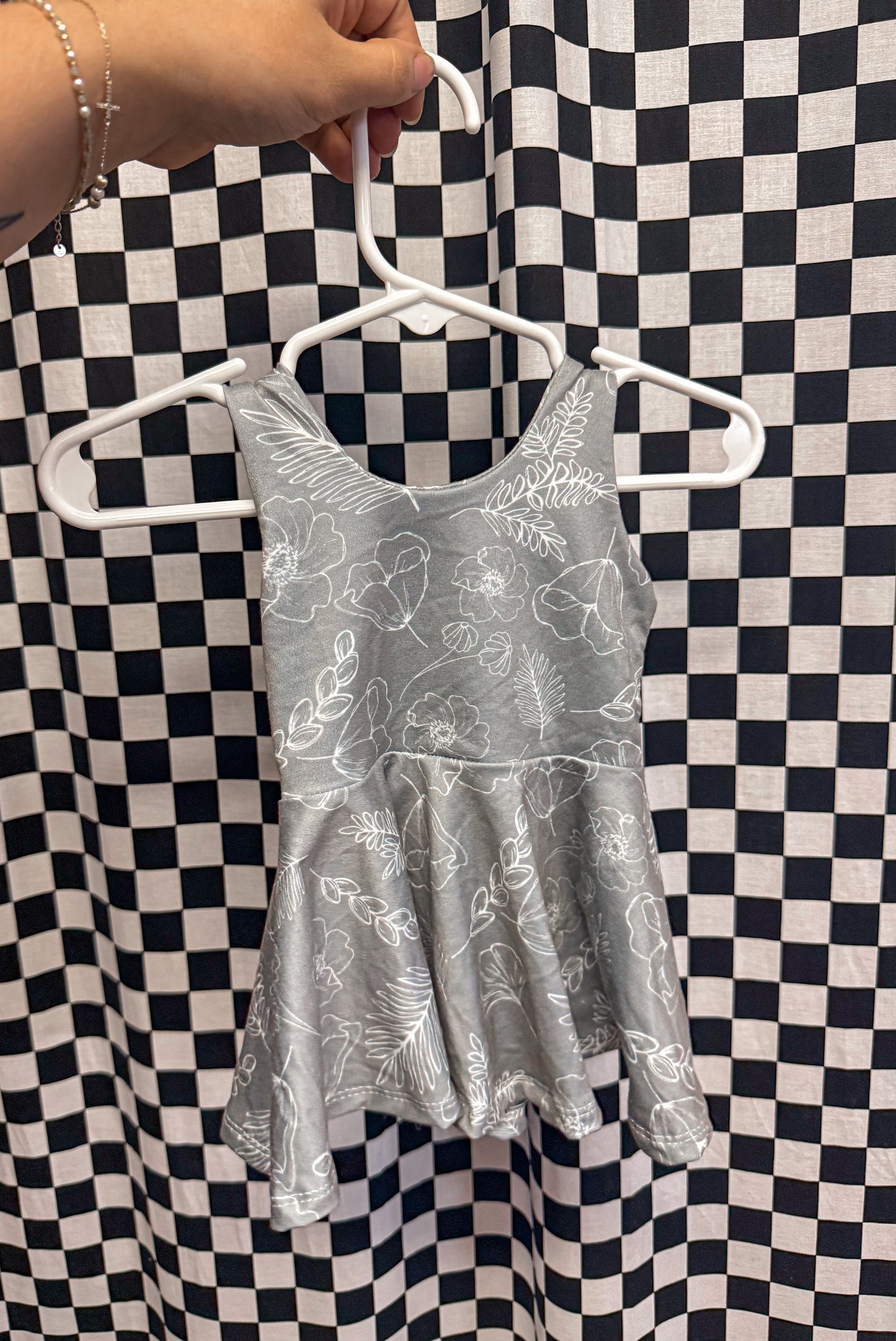 9/12M Floral Peplum