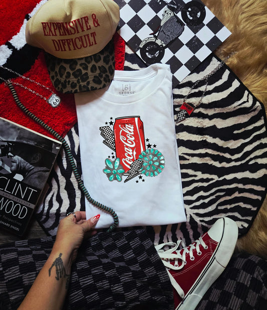 Turquoise Coca Cola