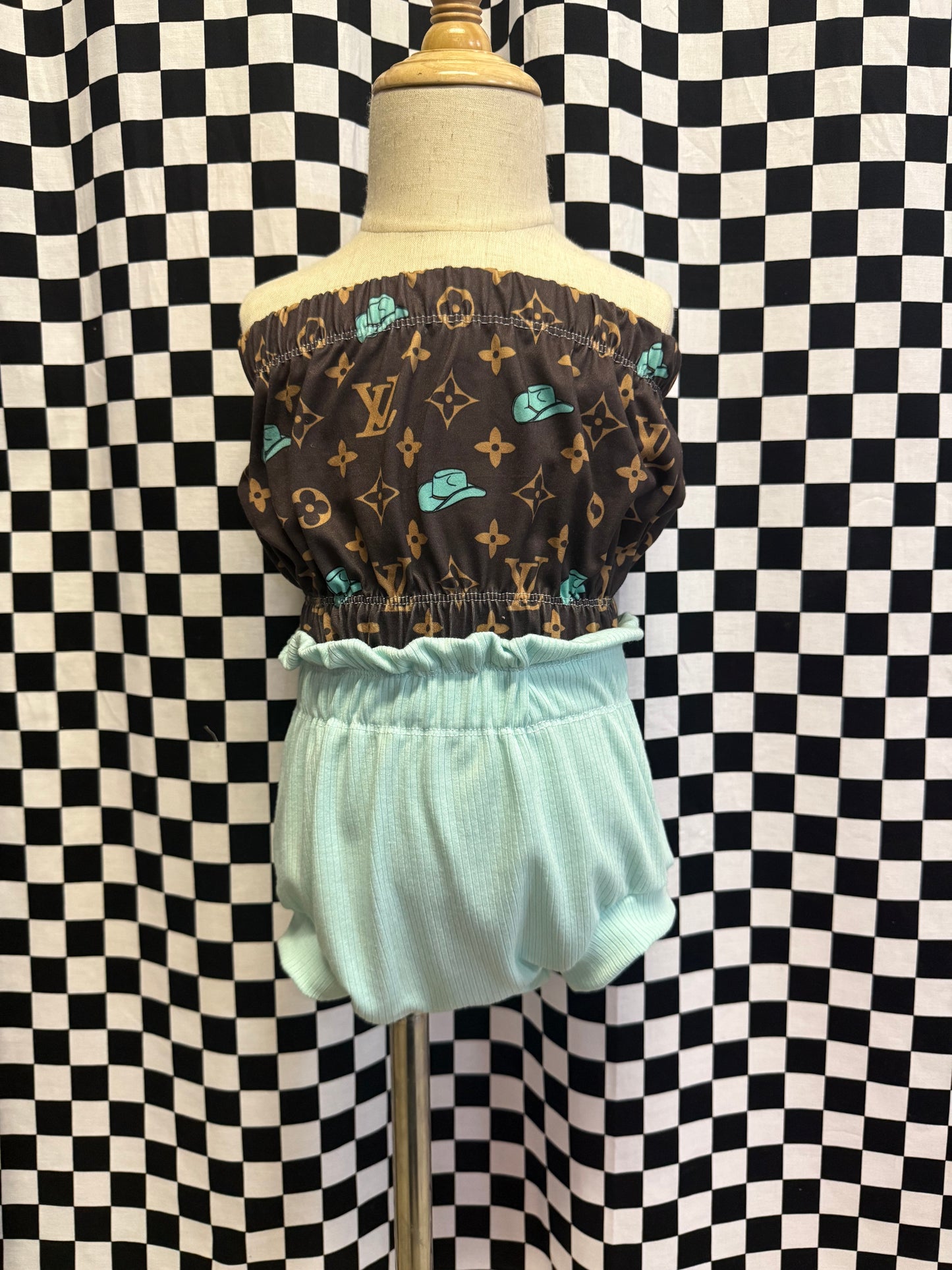 18/24M Cropped Ruffle Tube & Bloomers