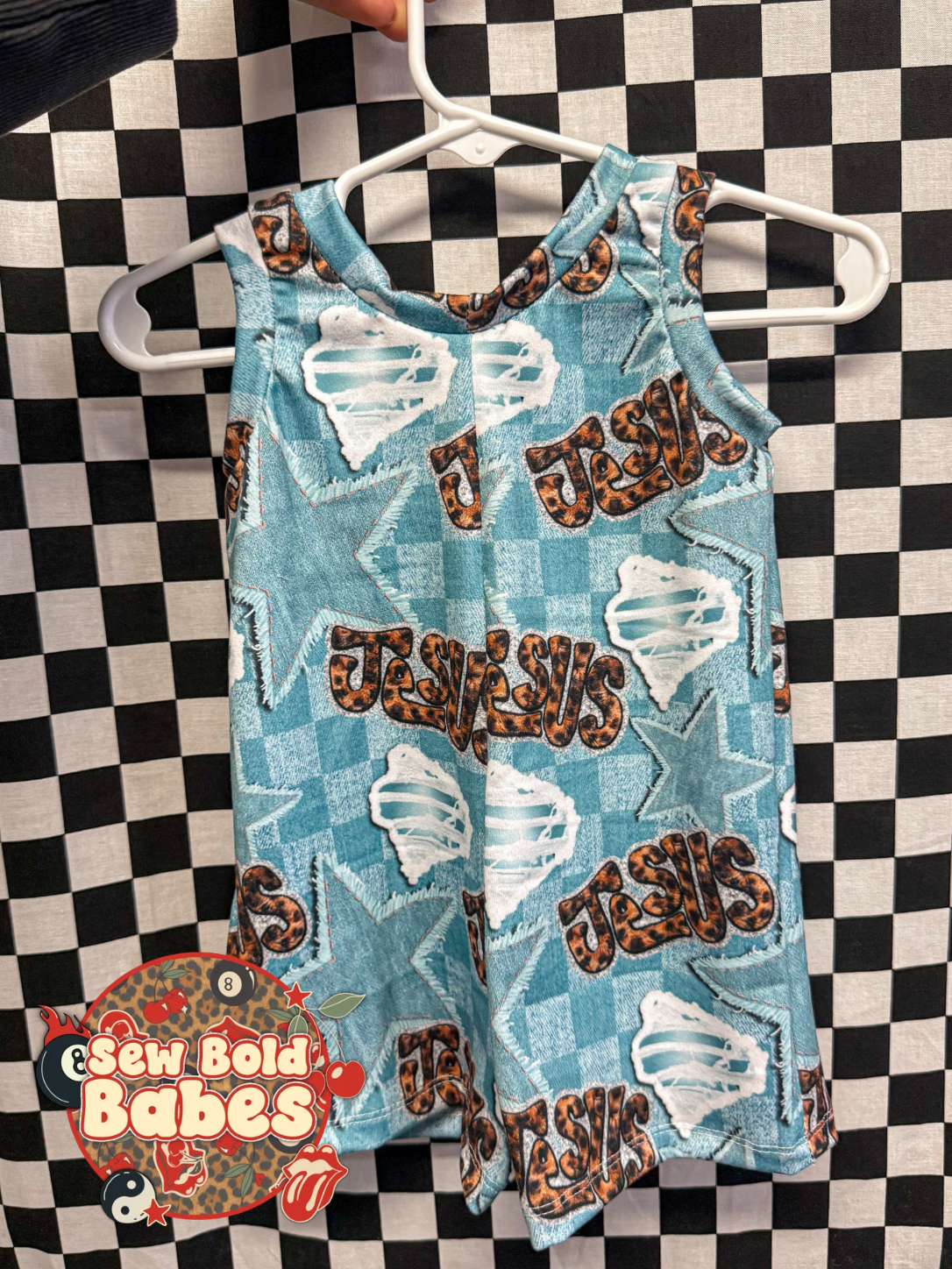 9/12M Sunny Romper Jesus